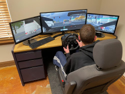 Simulated Driving Lessons Driving Simulator photo